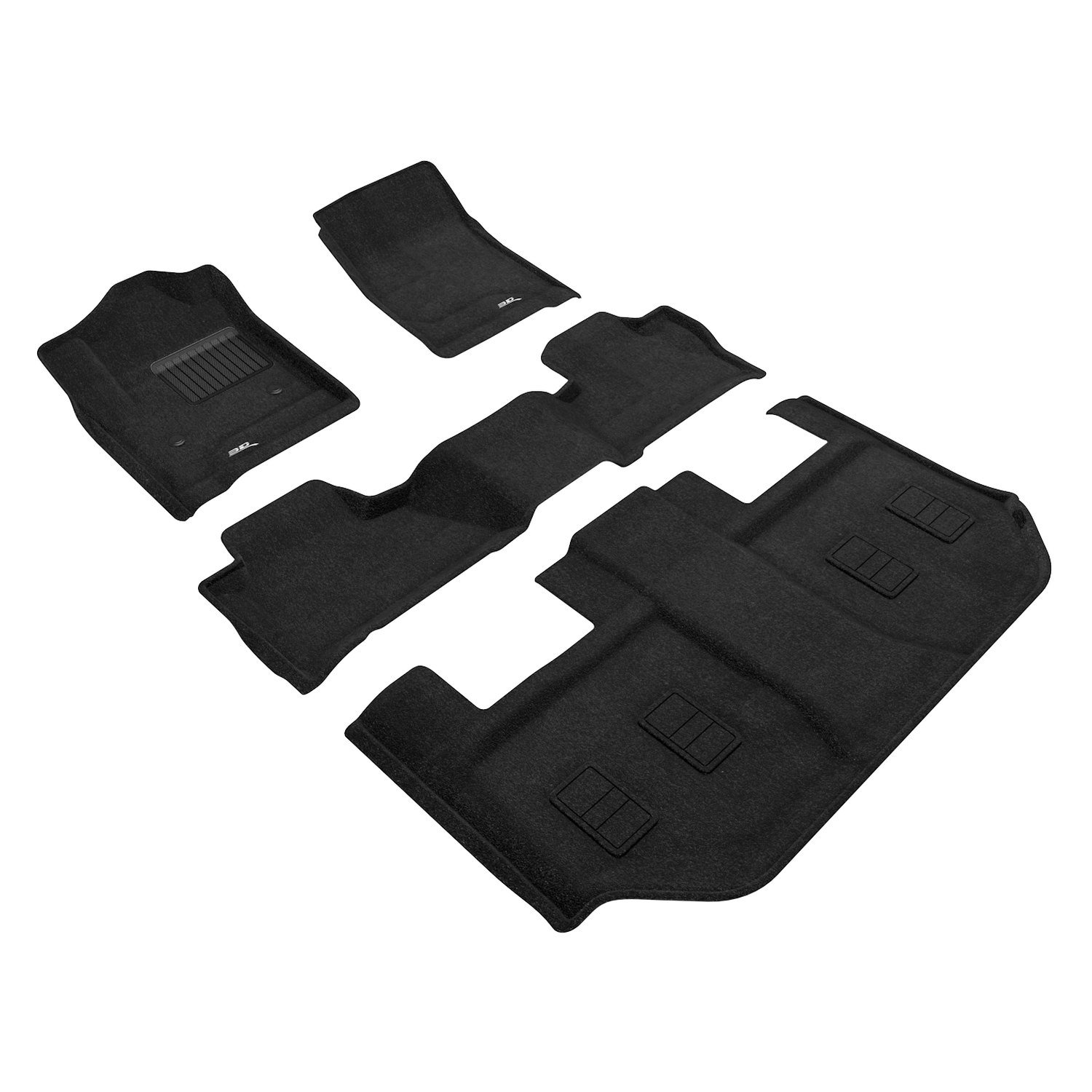 3D MAXpider L1CH05804709 Elegant 1st 2nd 3rd Row Floor Liner Set