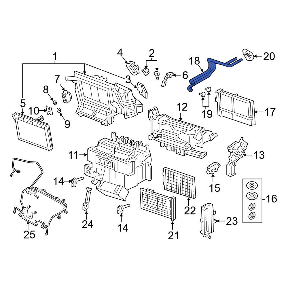 Audi Oe M Hvac Heater Hose Outlet Tube