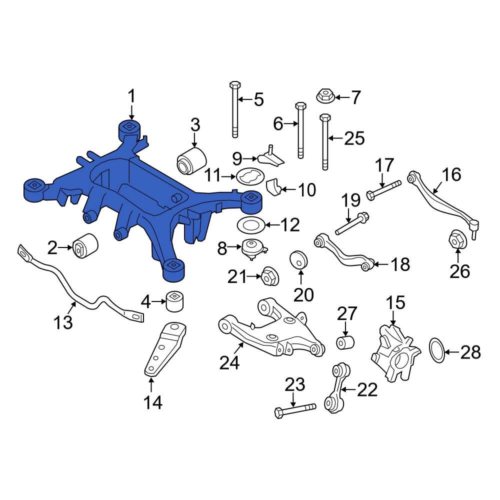 Bmw Oe Rear Suspension Subframe Crossmember