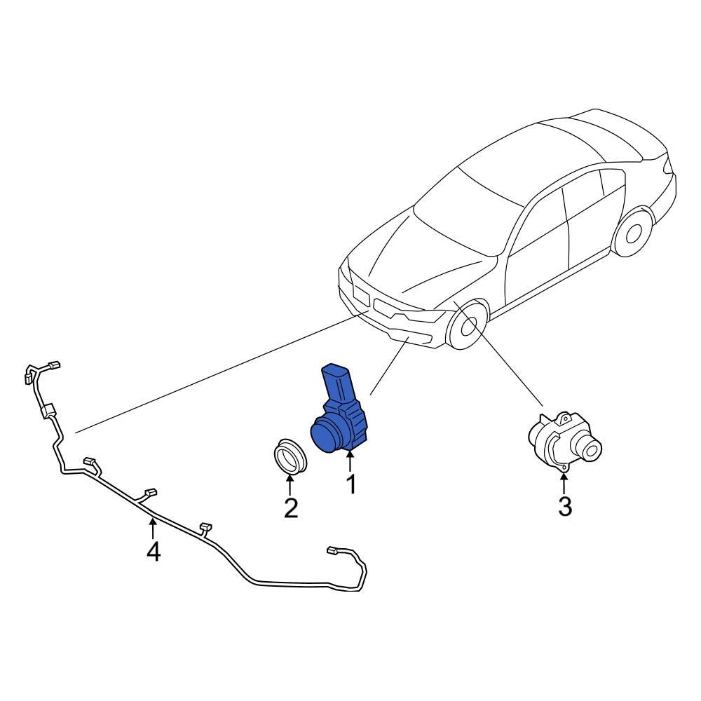 BMW OE 66209261588 Front Parking Aid Sensor