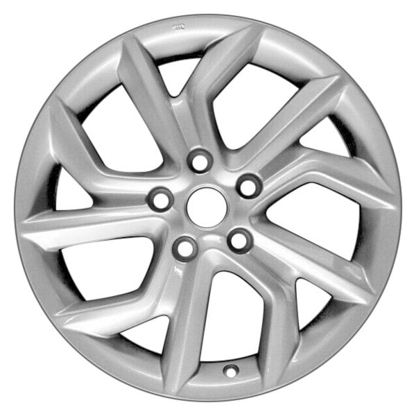 CCI Nissan Sentra 2013 10 Spiral Spoke Medium Silver Metallic 17x6 5