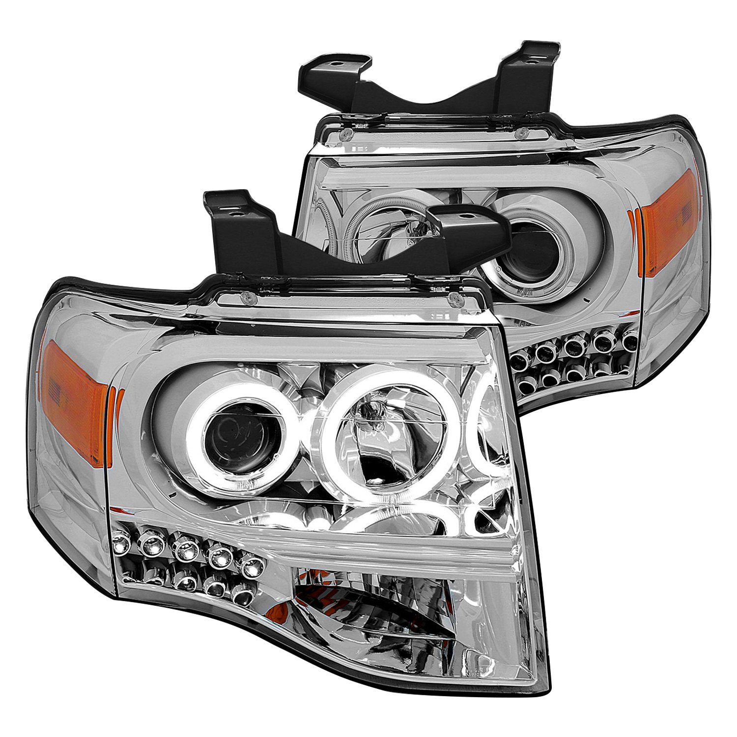 Cg Az Fe Pcc Rx A Chrome Halo Projector Headlights With Parking