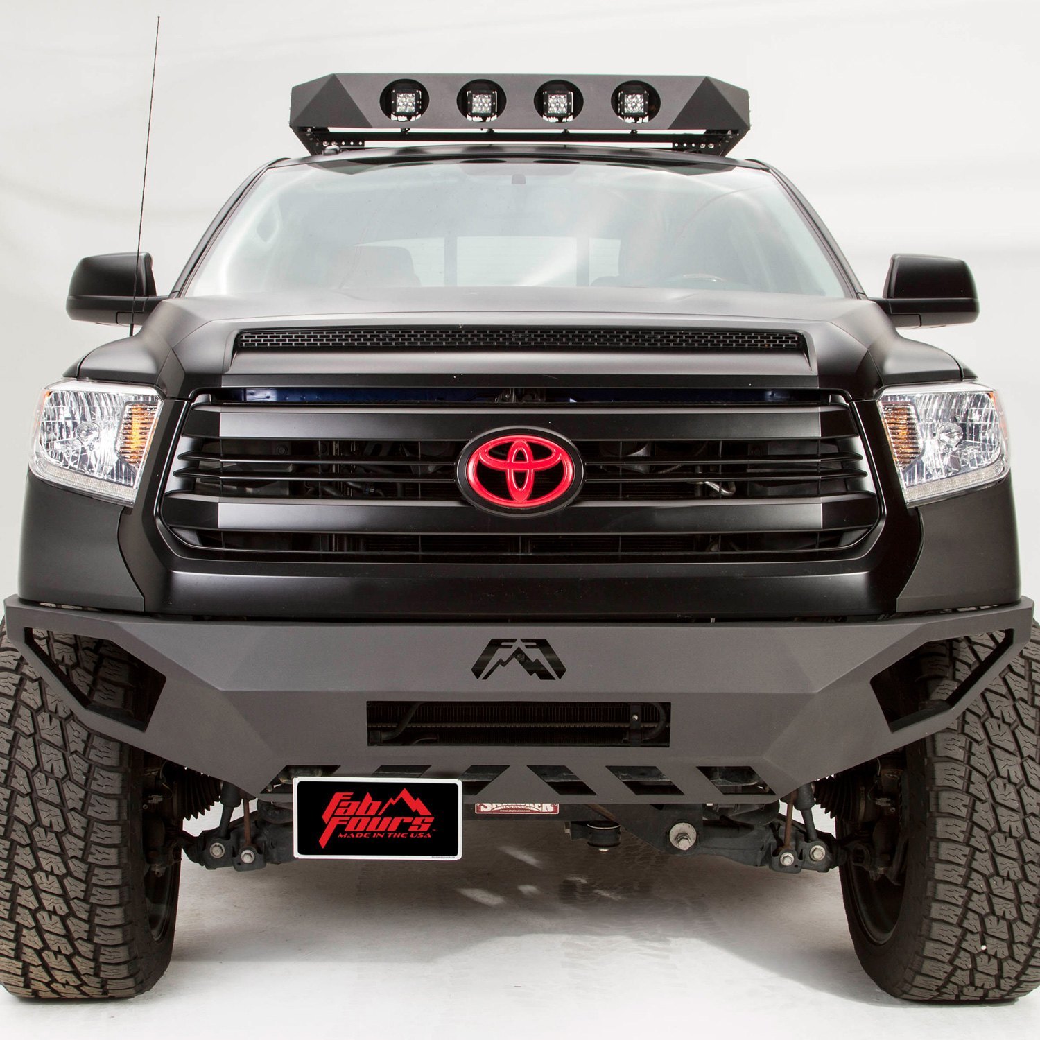 Fab Fours Toyota Tacoma 2012 Vengeance Full Width Blacked Front HD