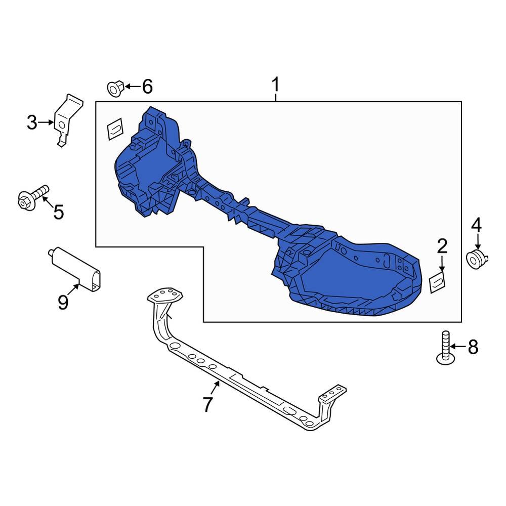 Ford Oe Cm Z A A Front Radiator Support Panel