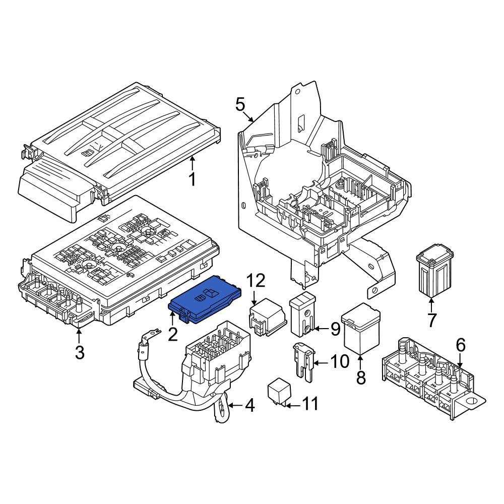 Ford OE HU5Z14A003G Upper Fuse And Relay Center Cover