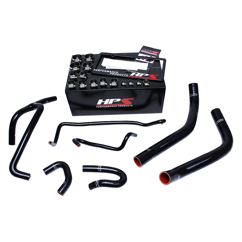 Hps Blk Silicone Radiator And Heater Hose Kit