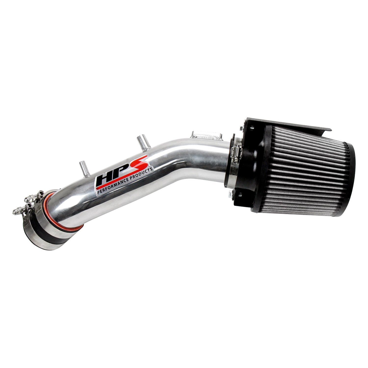 Hps P Aluminum Polished Short Ram Air Intake System