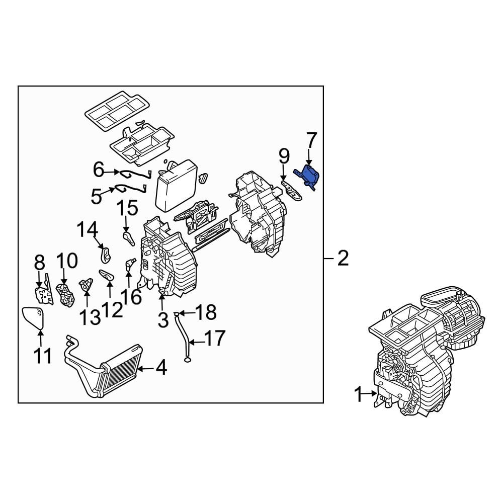 Hyundai Blend Door Actuator Replacement