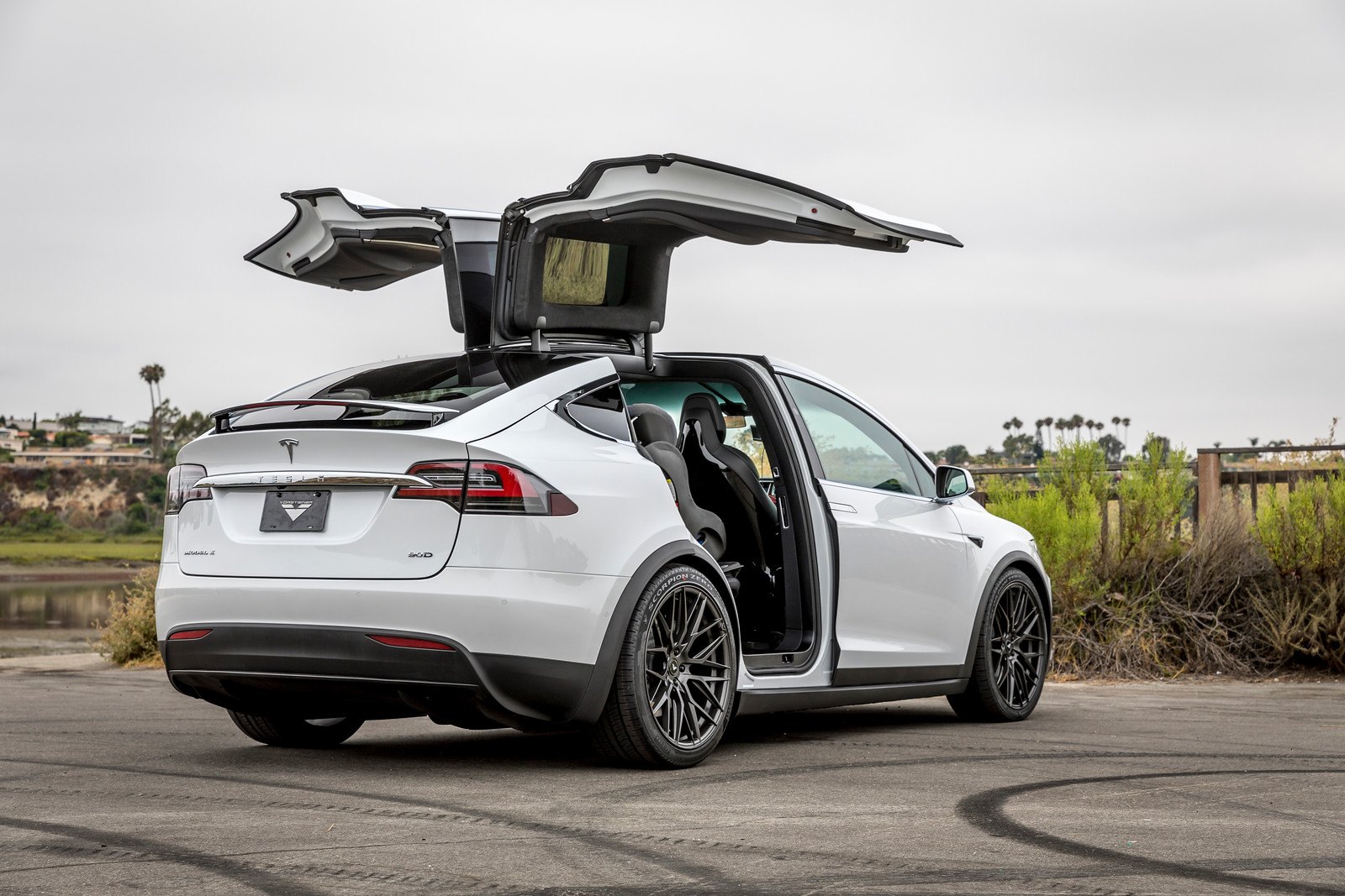 Tesla Model X Car Wash Mode