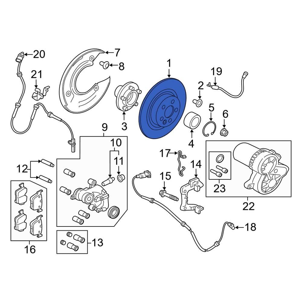 Land Rover Oe Lr Rear Disc Brake Rotor