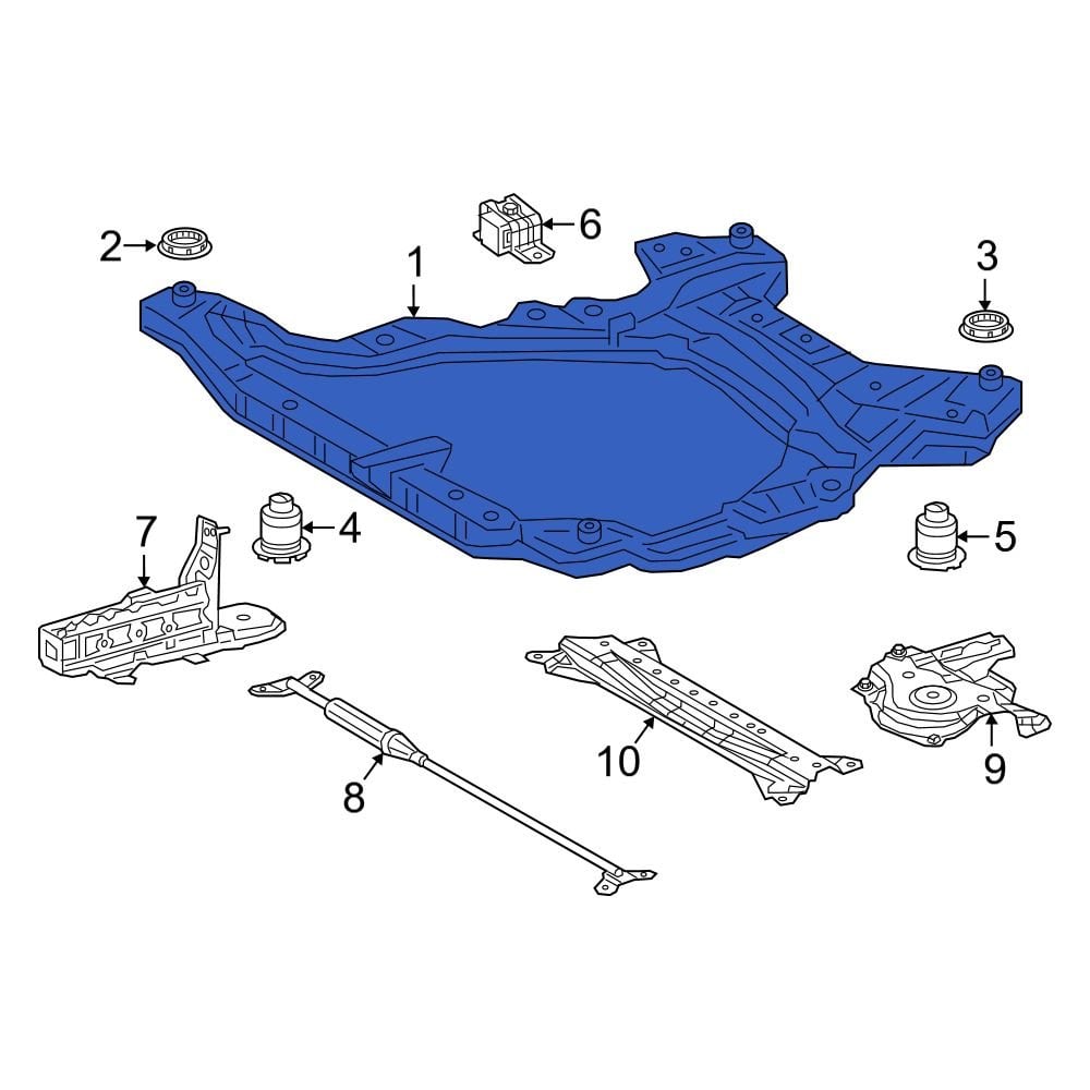 Lexus OE 5110006290 Front Suspension Subframe Crossmember