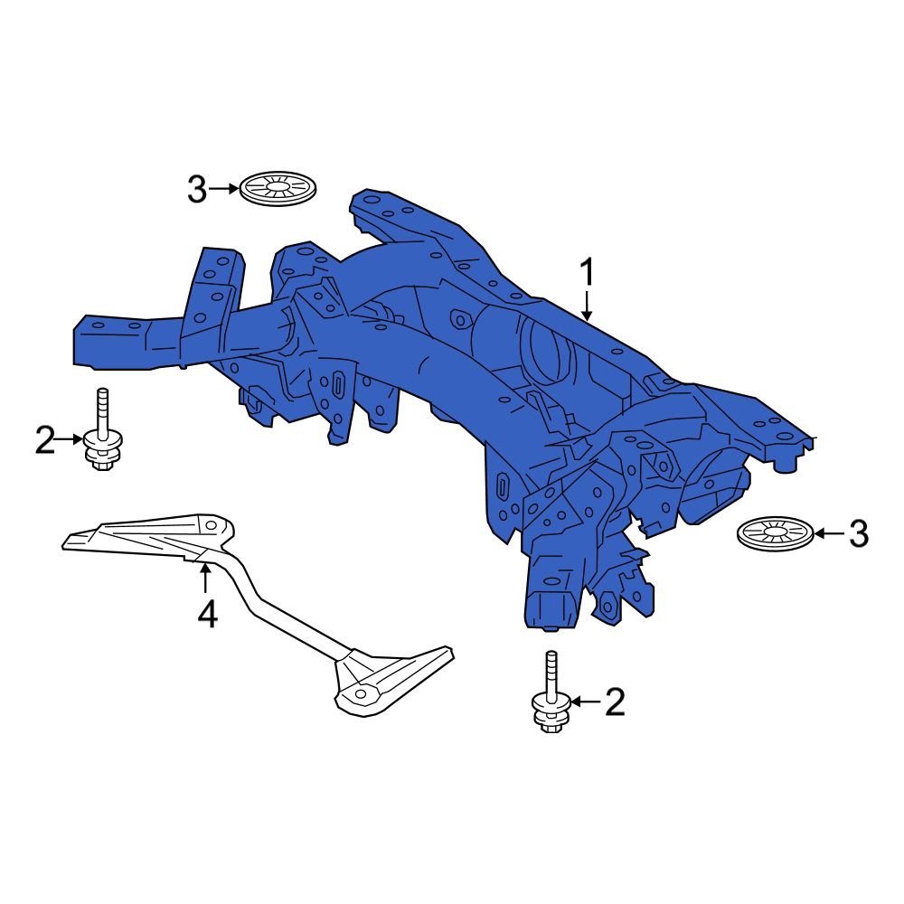 Lexus Oe Rear Suspension Subframe Crossmember