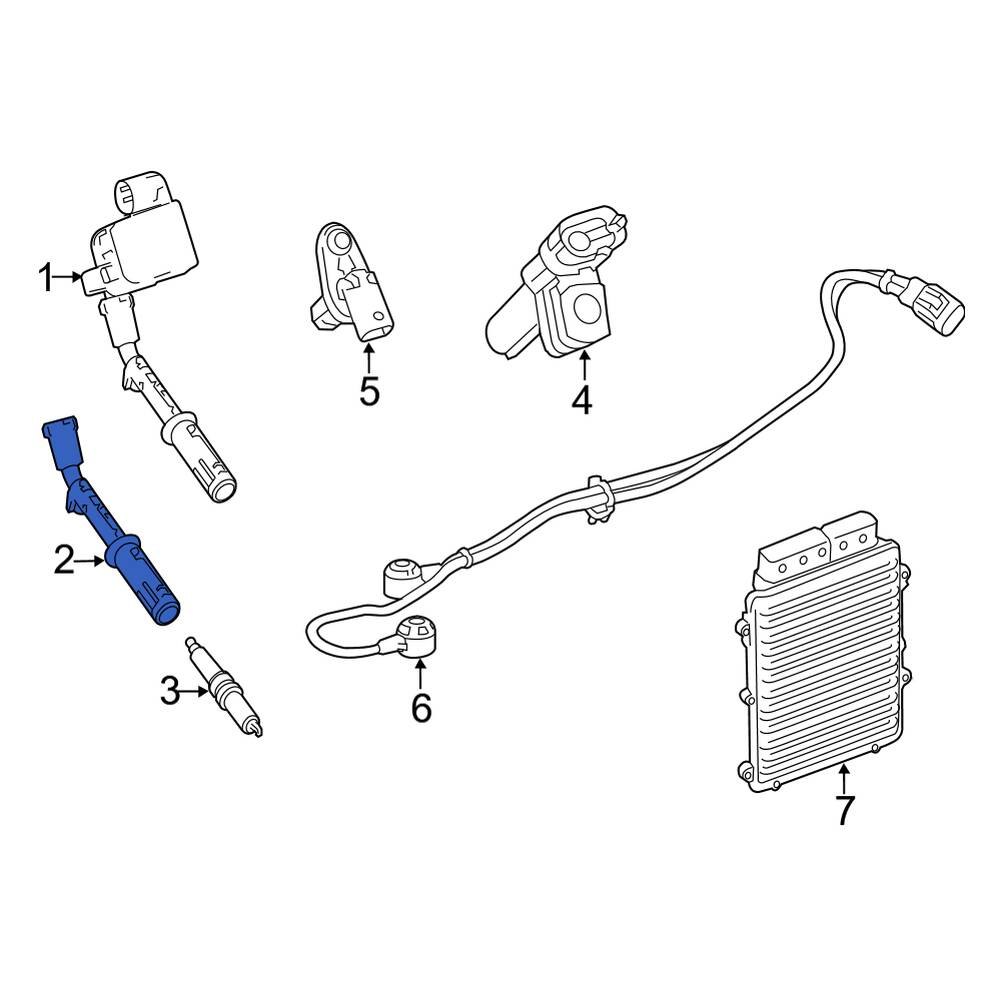 Mercedes Benz OE 2761560900 Direct Ignition Coil Boot