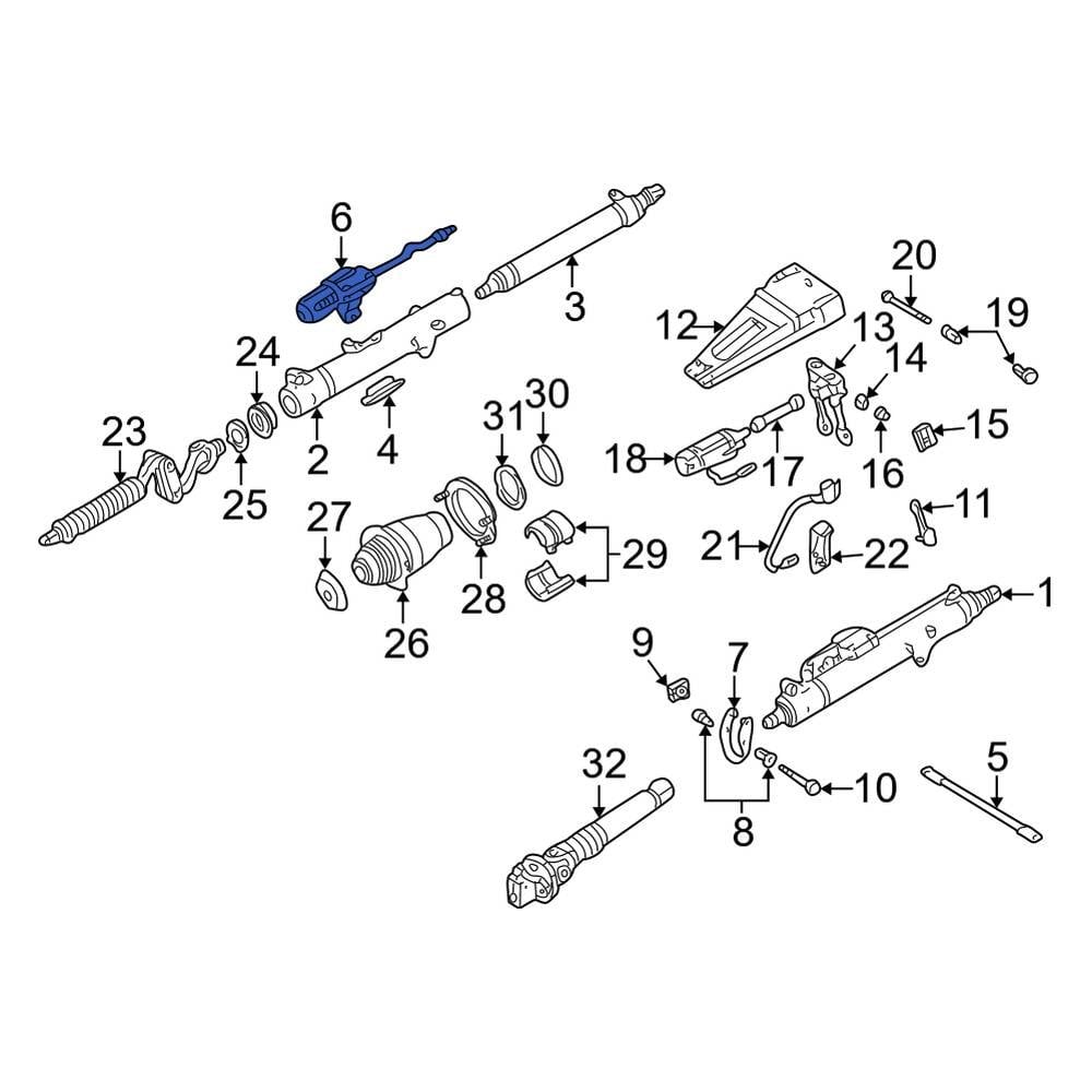 Mercedes Benz Oe Steering Column Tilt Motor