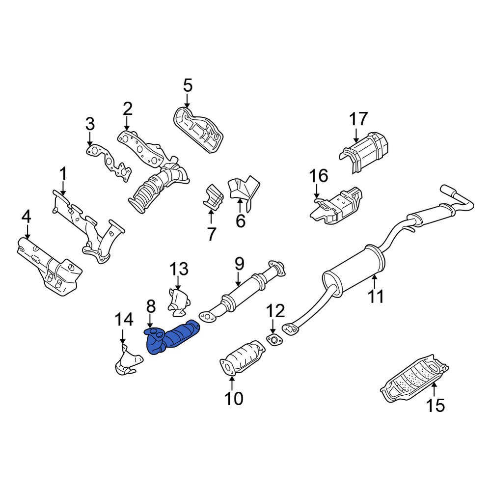 Nissan Oe B Catalytic Converter