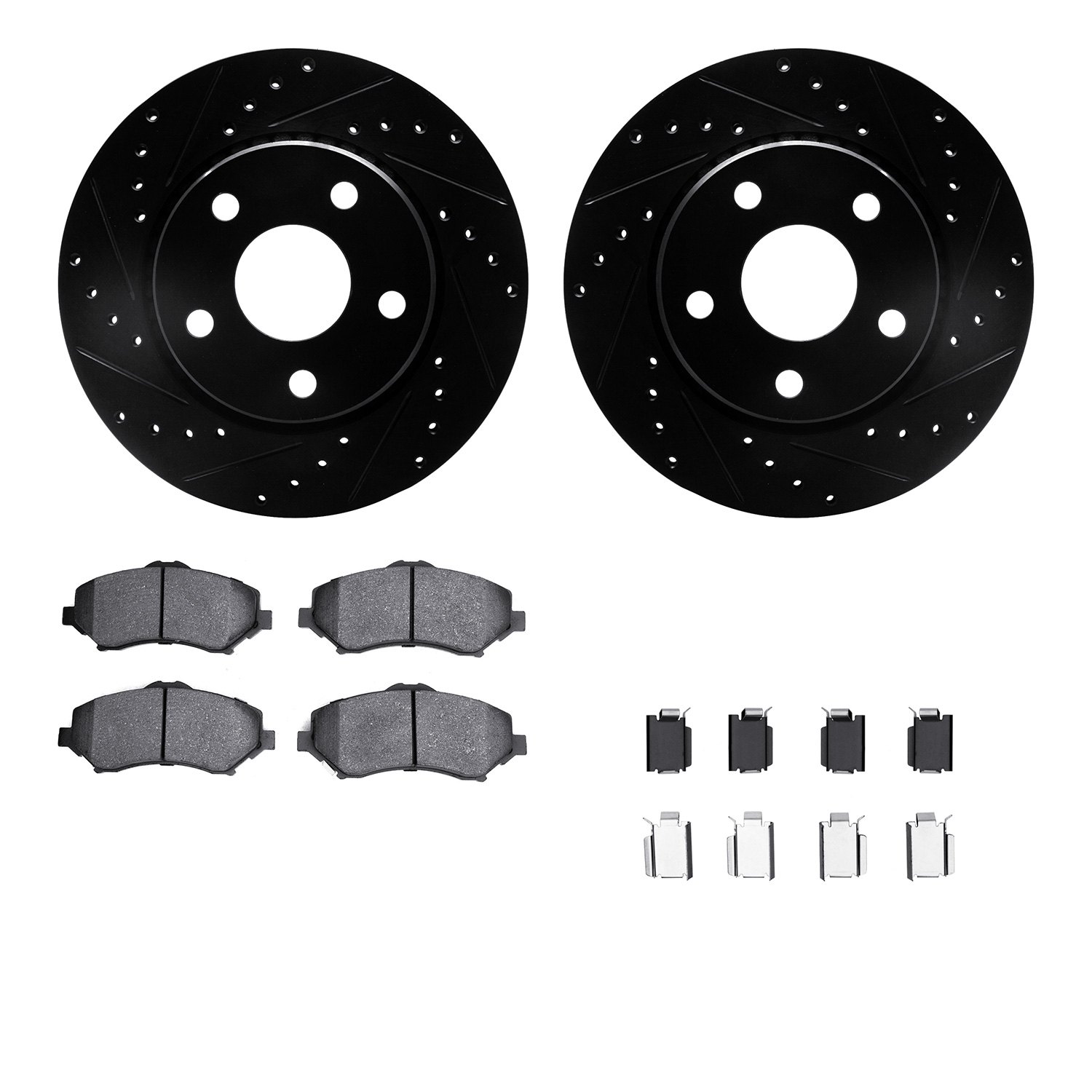 R Concepts Whvh Eline Series Drilled And Slotted Front Brake