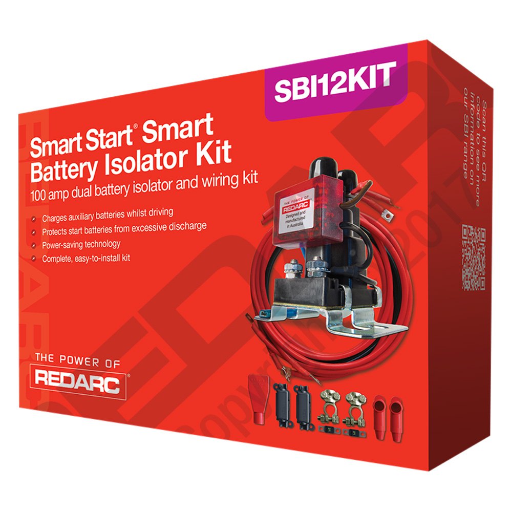 Redarc SBI12KIT Smart Start 12 V 100 A Battery Isolator Kit