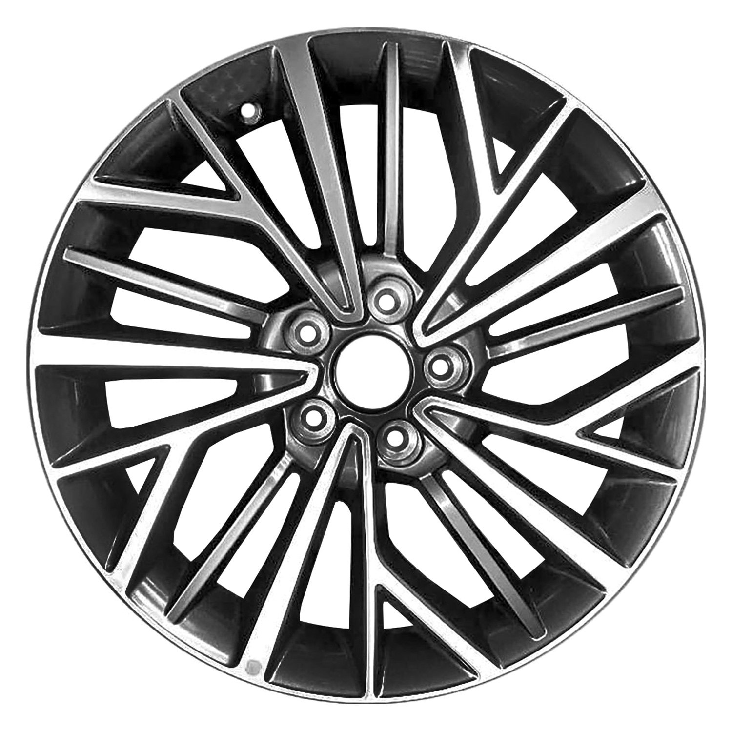 Replace ALYHU088A35 20 Spiral Spoke Machined Medium Charcoal