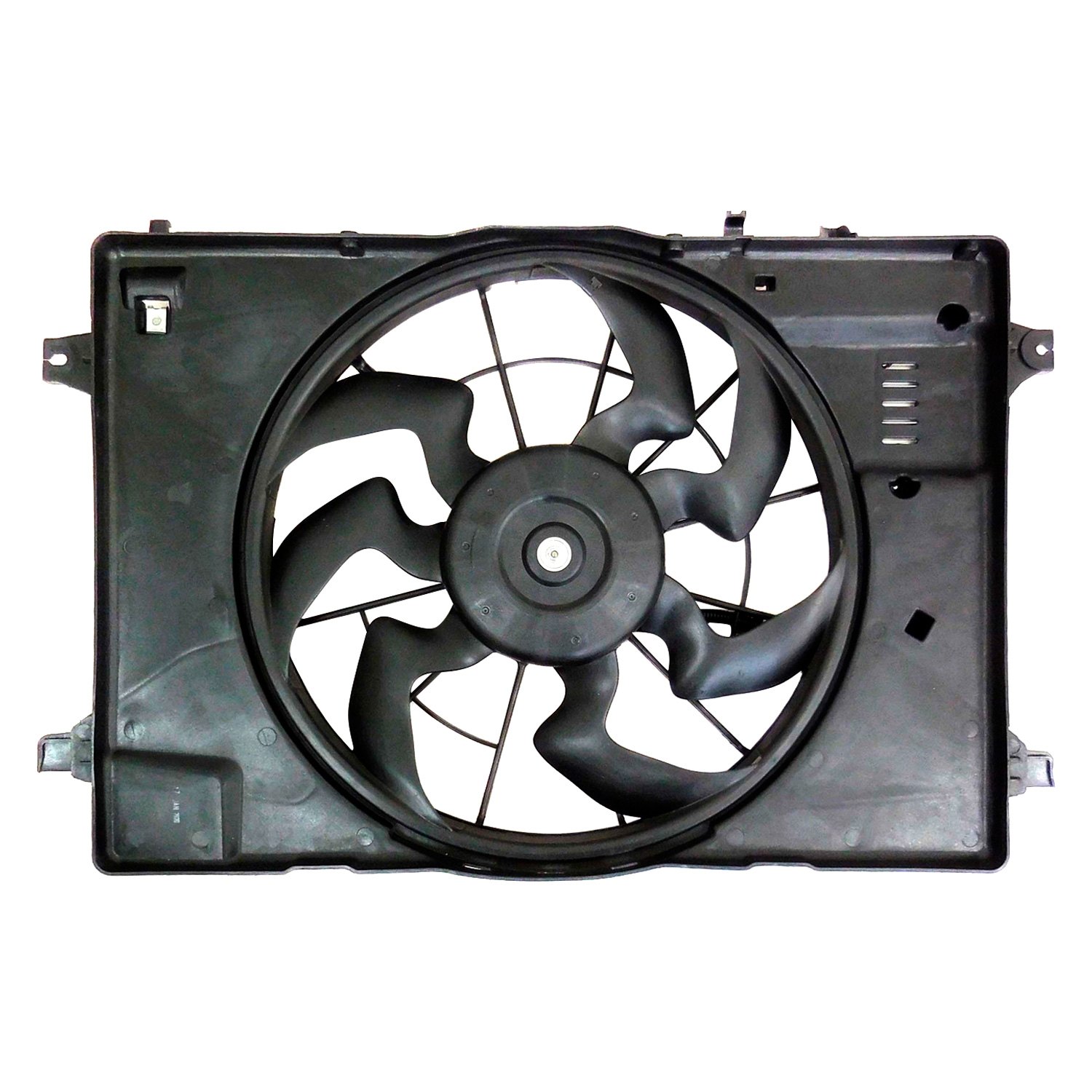 Replace Ki Dual Radiator And Condenser Fan Assembly