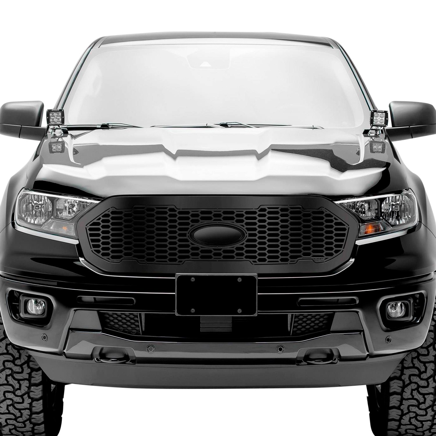 T Rex Ford Ranger 2022 1 Pc Laser X Metal Series Black Honeycomb