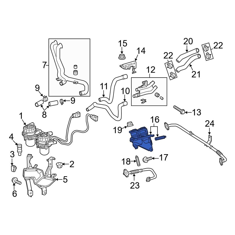 Toyota OE 2571031012 Secondary Air Injection Pump Check Valve