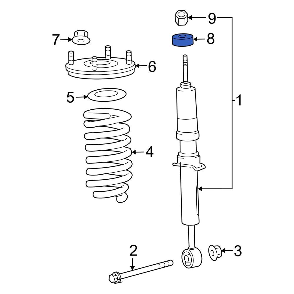 Toyota Oe Front Suspension Shock Absorber Strut Mount