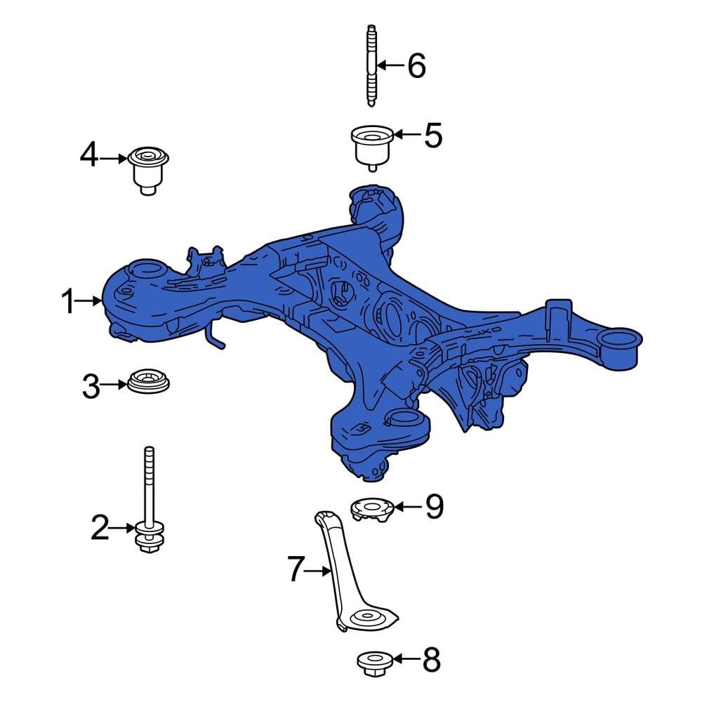 Toyota Oe E Front Suspension Subframe Crossmember