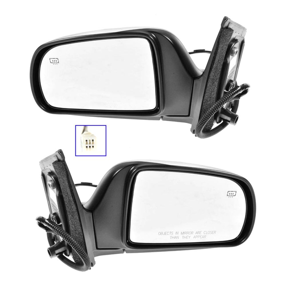 Trq Mra Driver And Passenger Side Power View Mirrors Heated