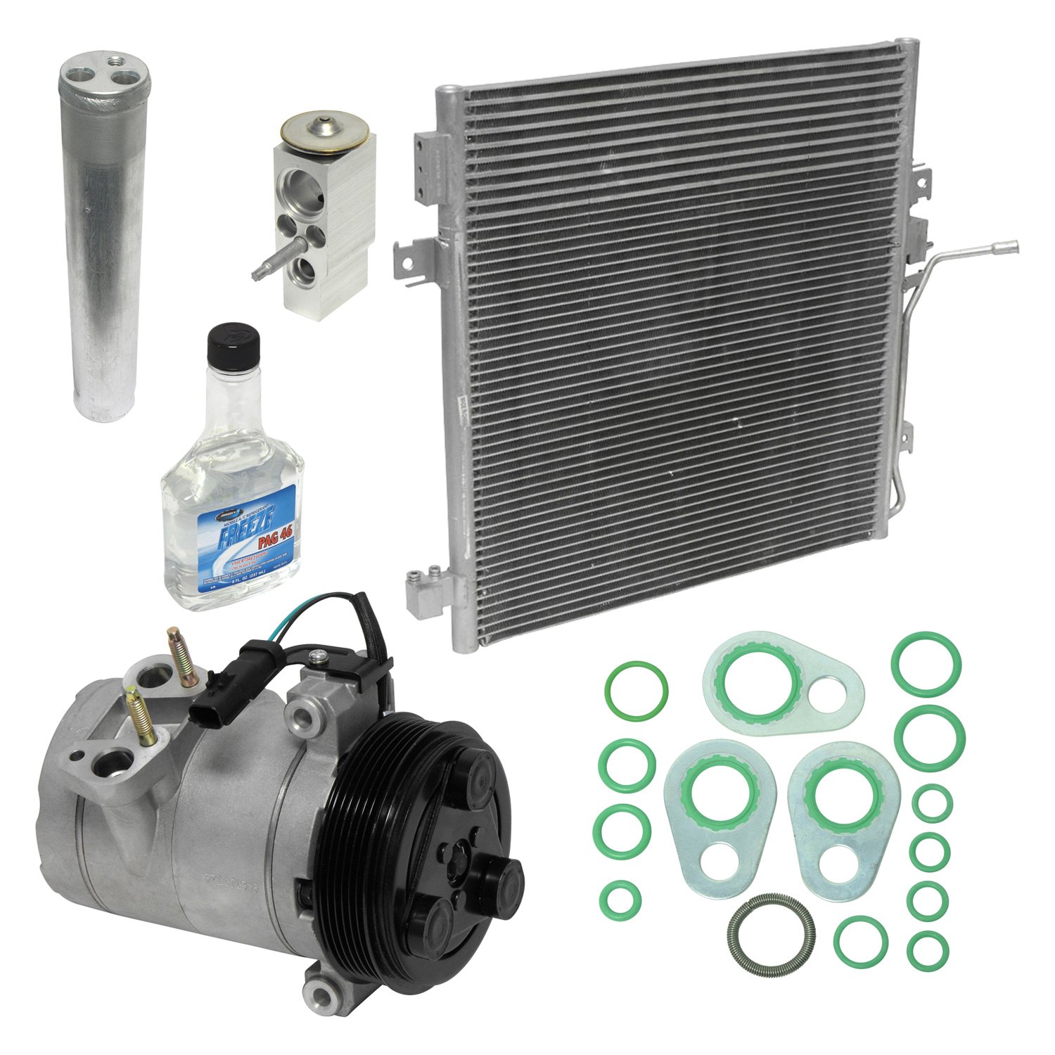 UAC Dodge Nitro 2007 A C Compressor Kit