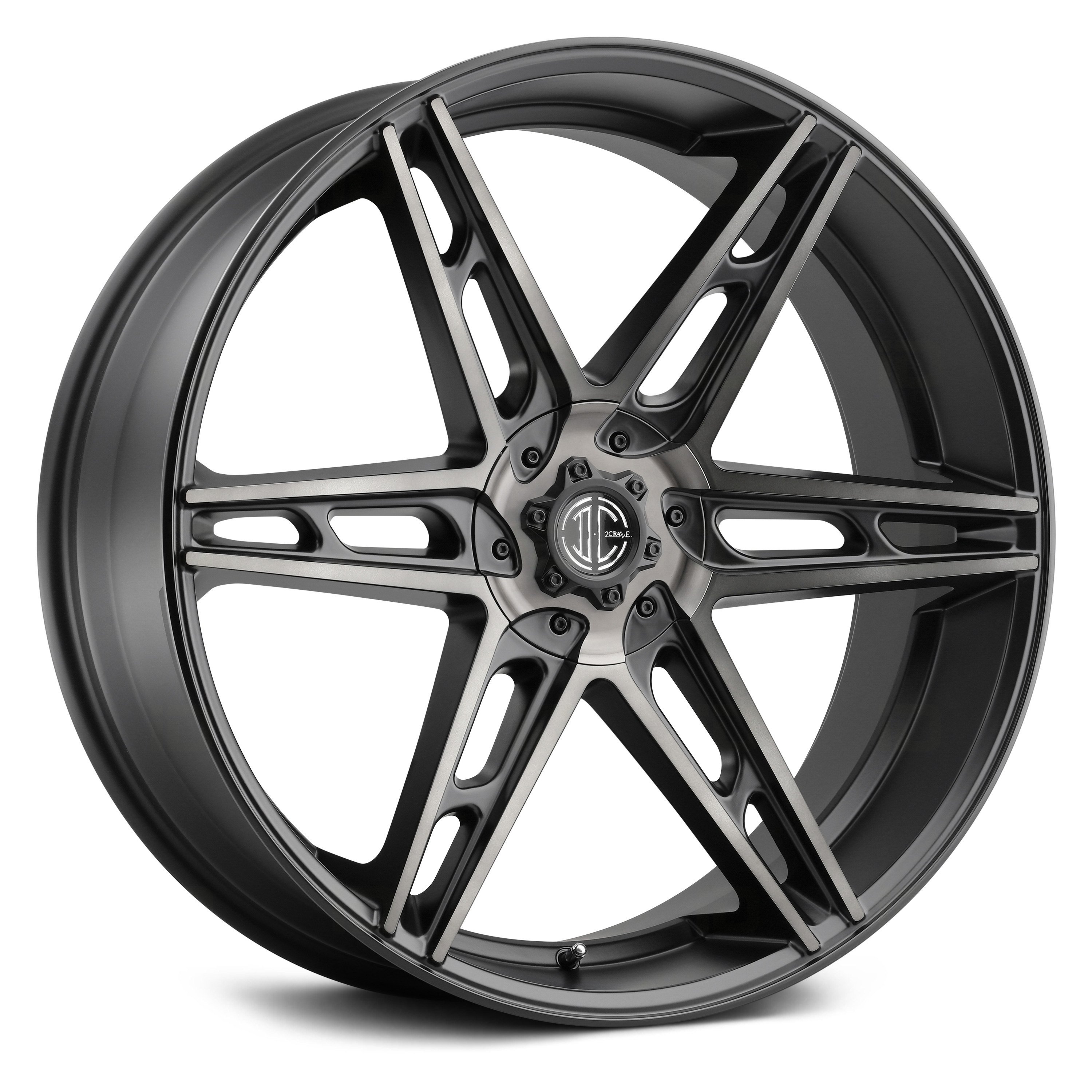 2CRAVE® NUMBER 46 Wheels - Matte Carbon Black Rims