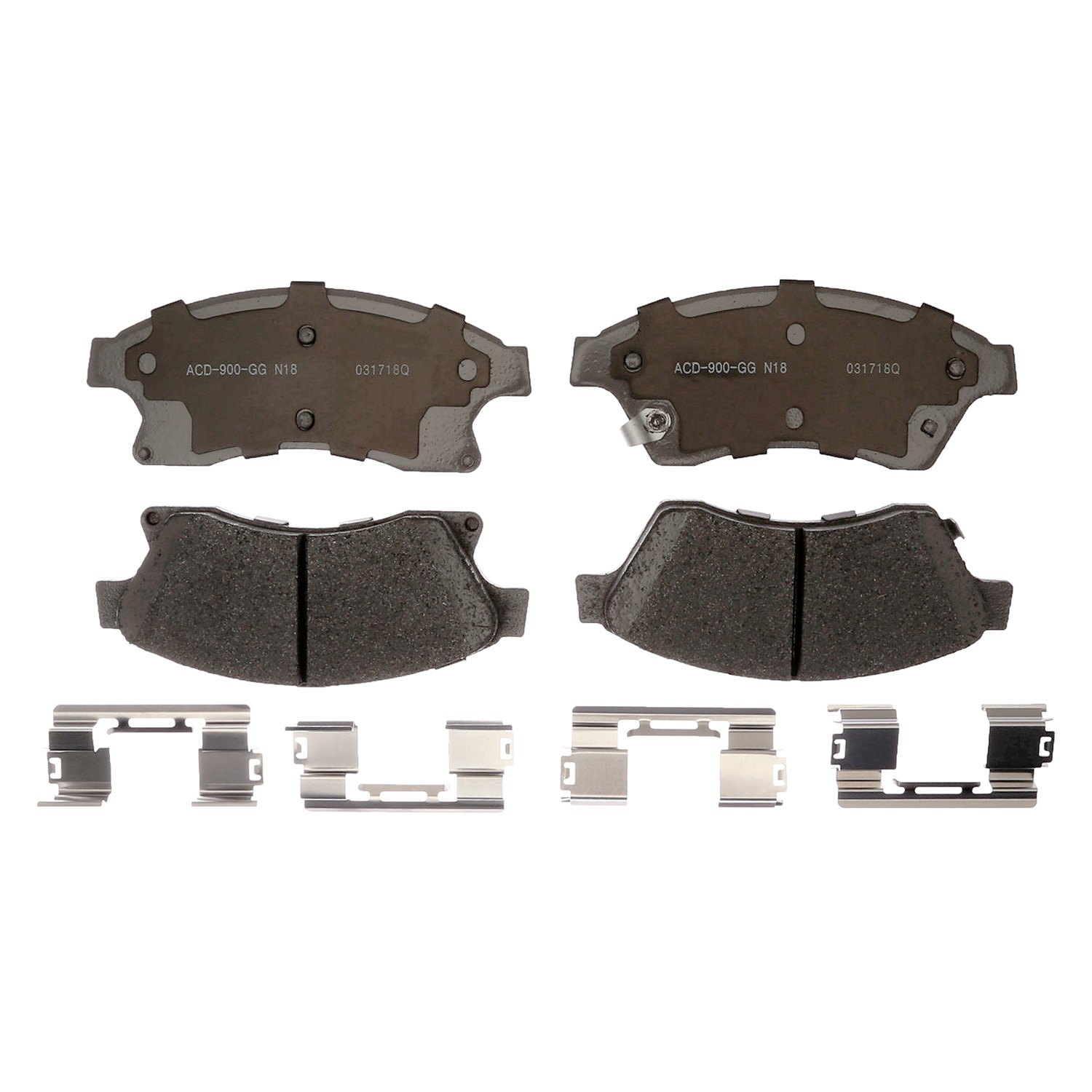 Disc Brake Pad Set-Ceramic Disc Brake Pad Rear ACDelco Advantage 14D1468CHF1