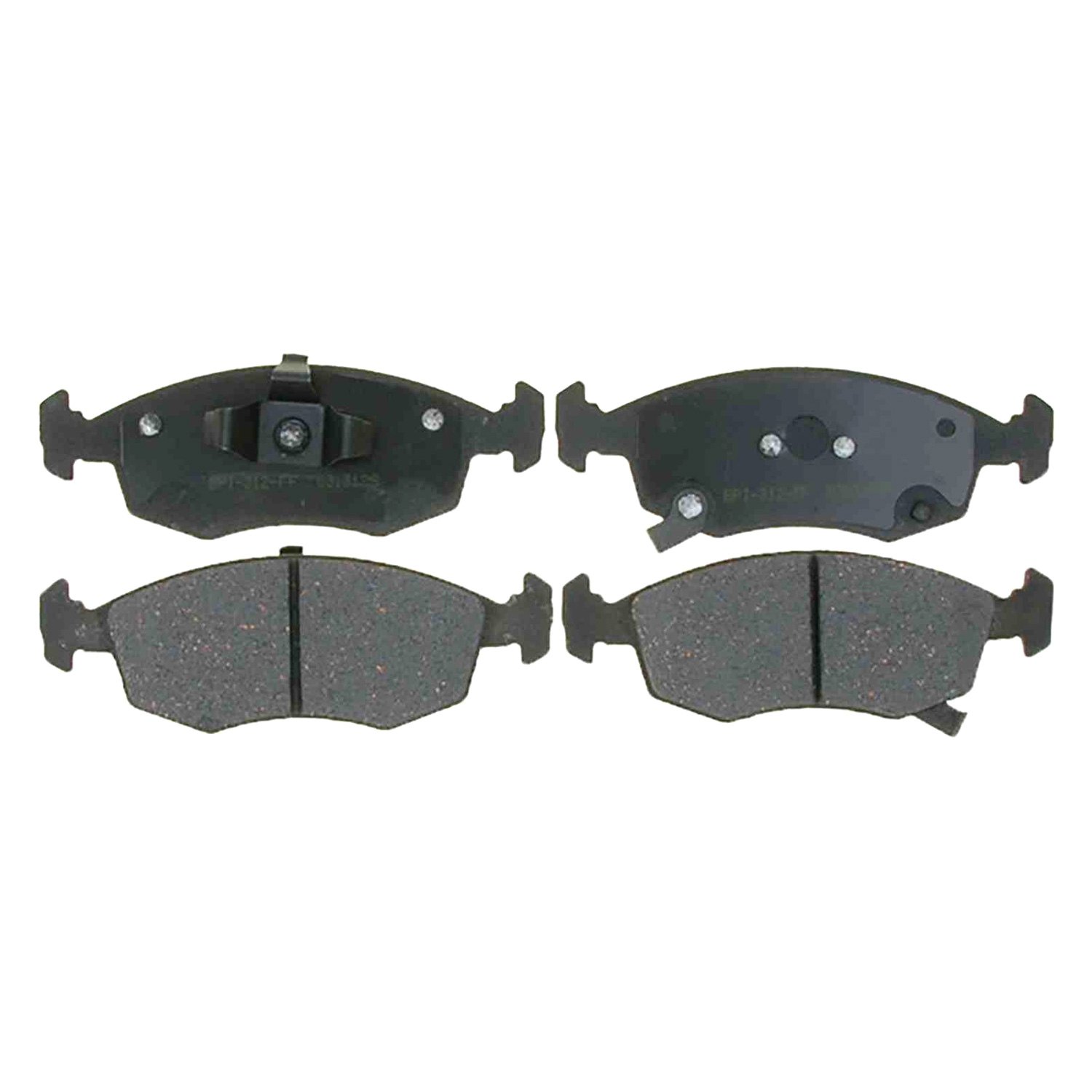 ACDelco 14D1569CH Advantage Ceramic Rear Disc Brake Pad Set
