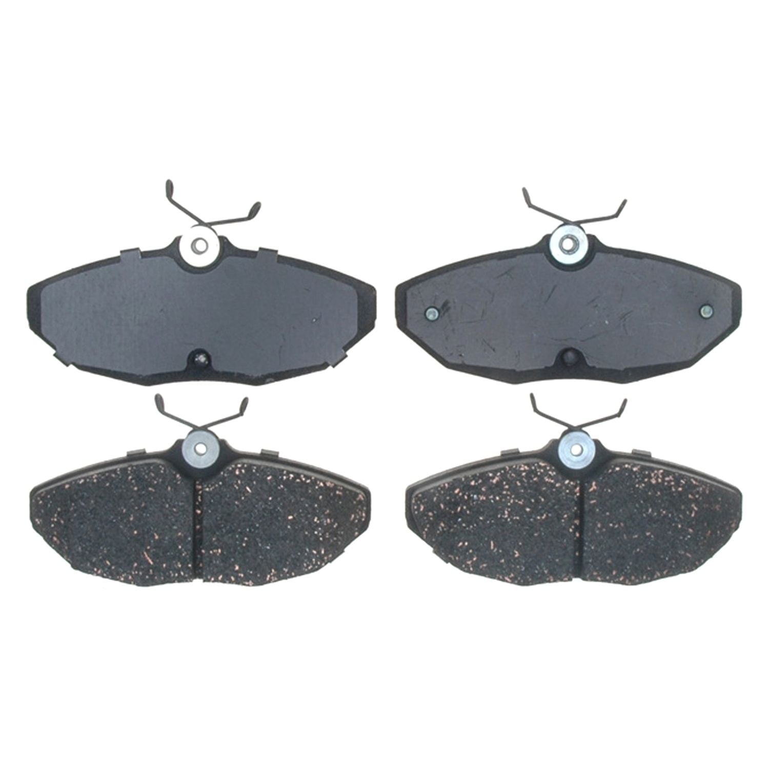 ACDelco Advantage Ceramic Rear Disc Brake Pads - Premium Replacement Set