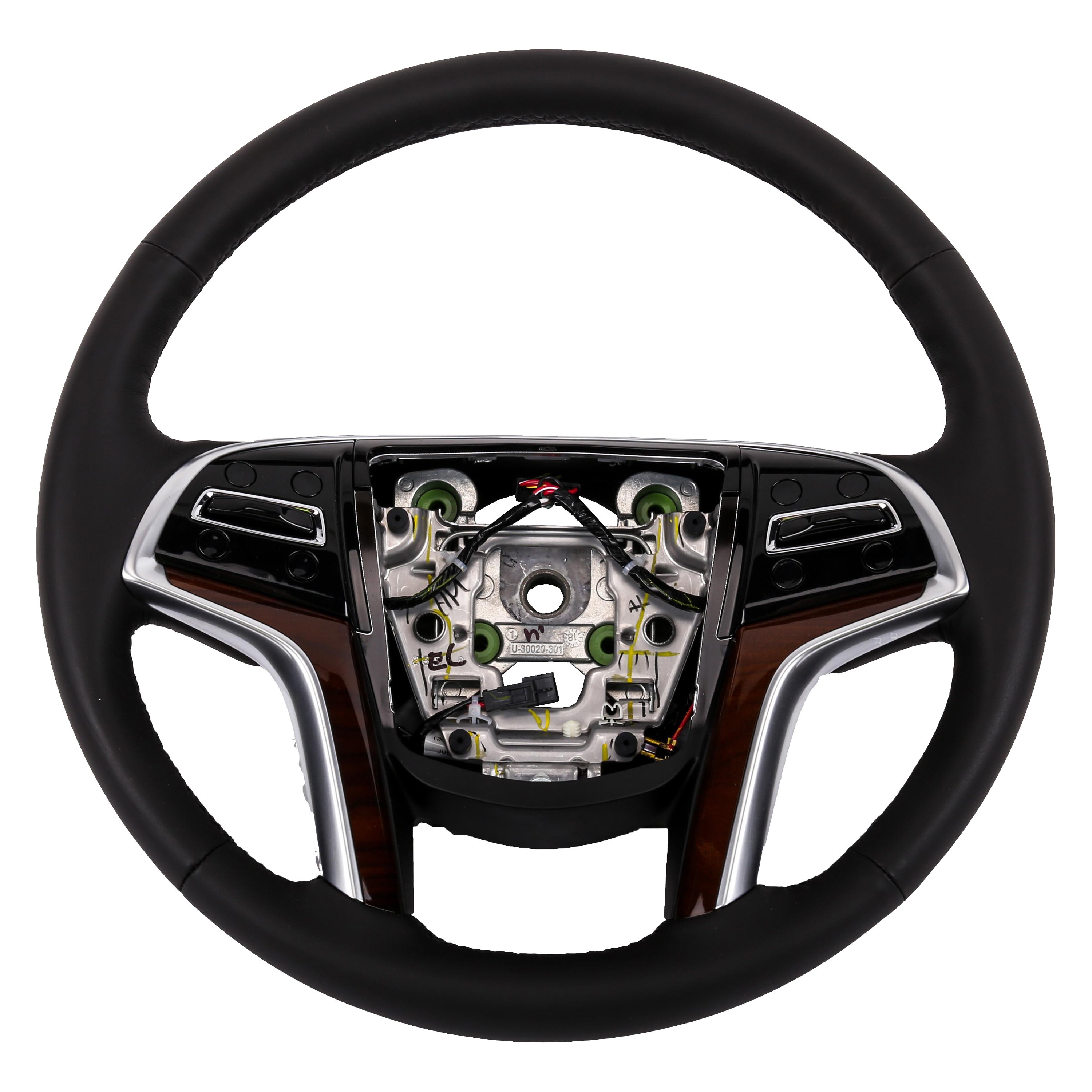 ACDelco® 84310987 4Spoke Black Leather Wrapped Steering Wheel