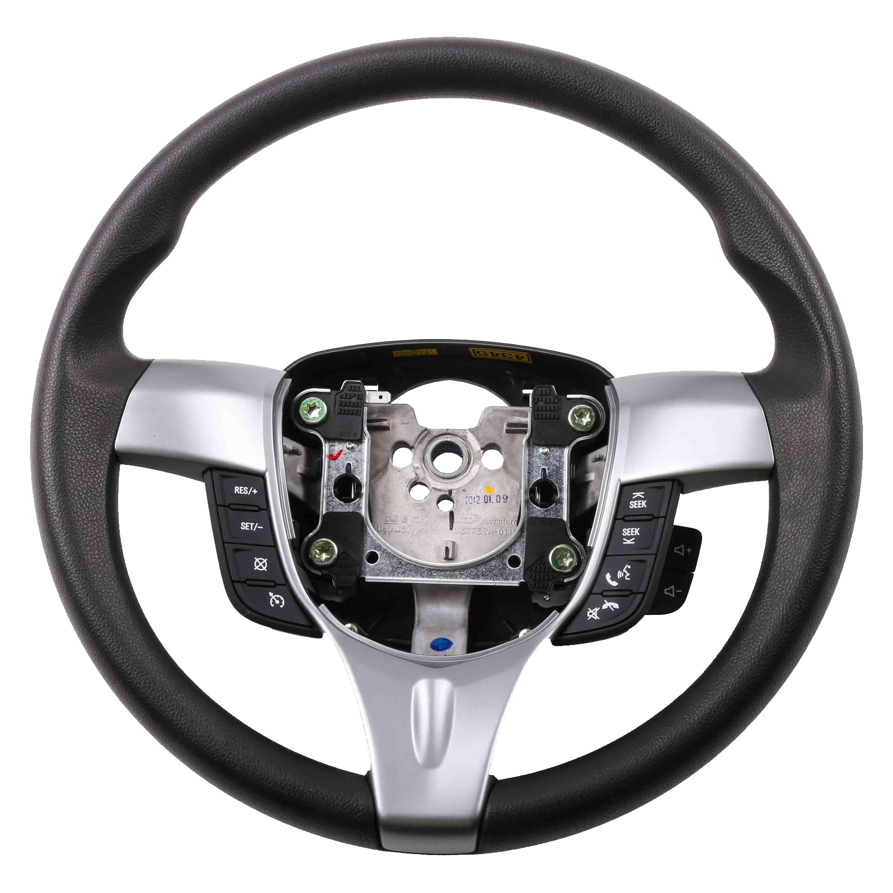 ACDelco® 95074345 3Spoke Black Standard Steering Wheel