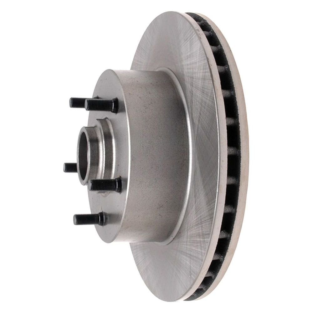 ACDelco 18A57A Advantage Non-Coated Front Disc Brake Rotor and Hub Assembly 