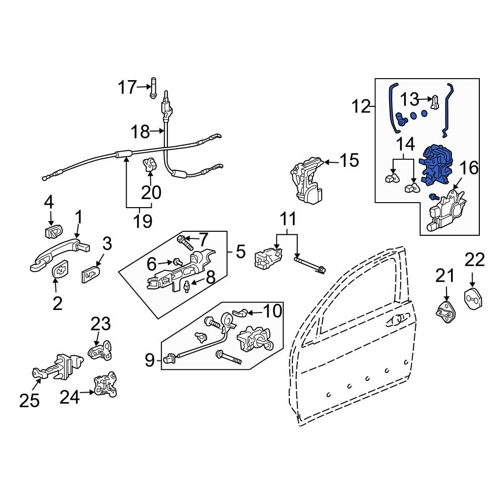 OEM Honda 79710-S02-A01 - Valve Assembly, Water