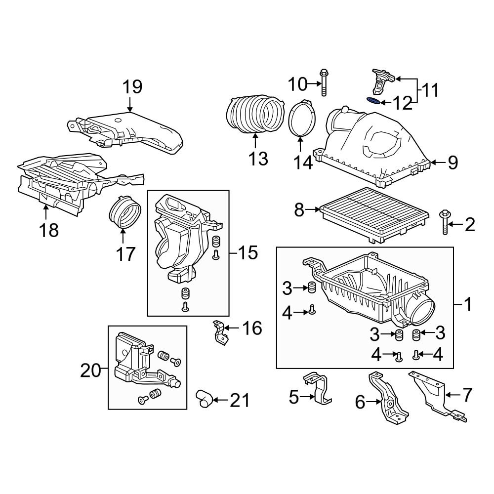 Acura OE 379855BAA01 Mass Air Flow Sensor ORing