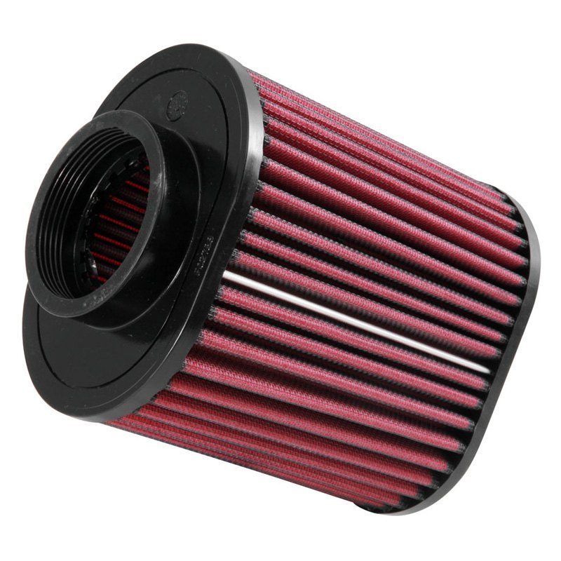 AEM Intakes® 212128DK DryFlow® Oval Tapered Red Air Filter (2.75" F