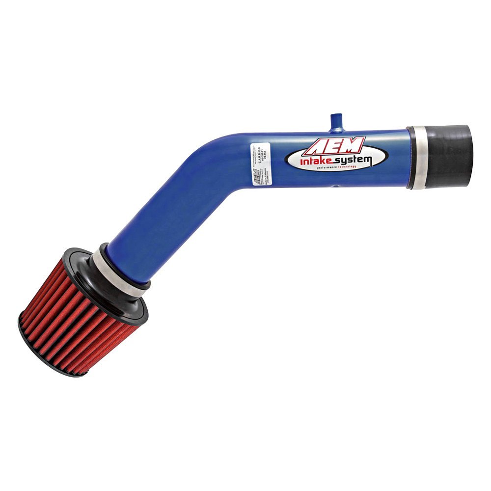 AEM Intakes® 22463B Aluminum Blue Short Ram Air Intake System with