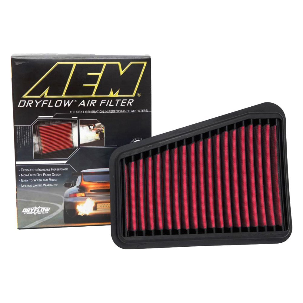 AEM Intakes® Genesis G70 3.3L 20202022 DryFlow® Panel Red Air Filter