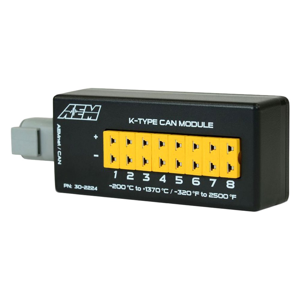 AEM Performance Electronics® 302224 8 Channel KType EGT CAN Sensor Module