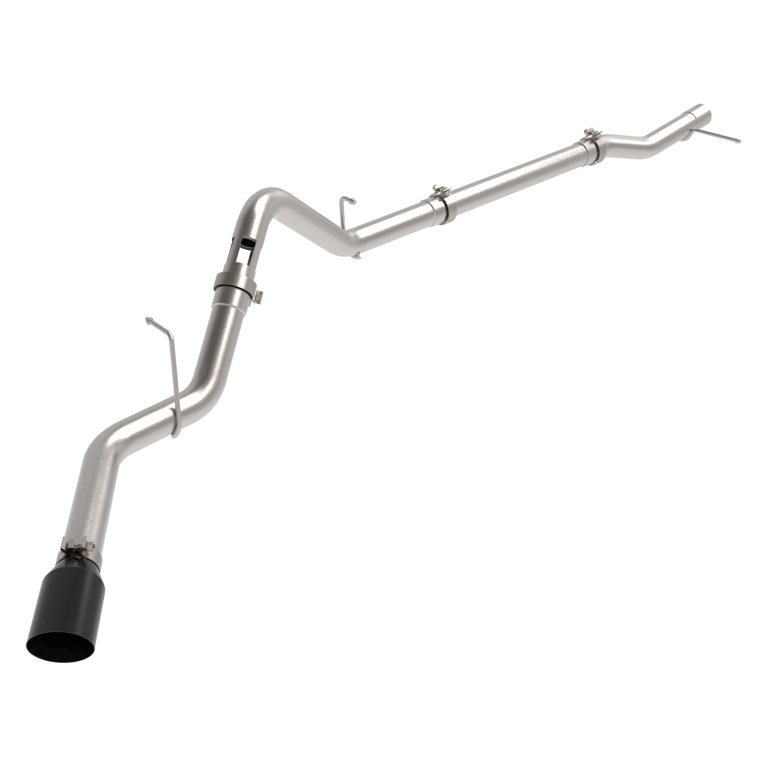 aFe Large Bore-HD 4in 409 SS Cat-Back Exhaust GM Diesel Trucks 06-07 V8-6.6L LLY/LBZ (49-14002) main image 0