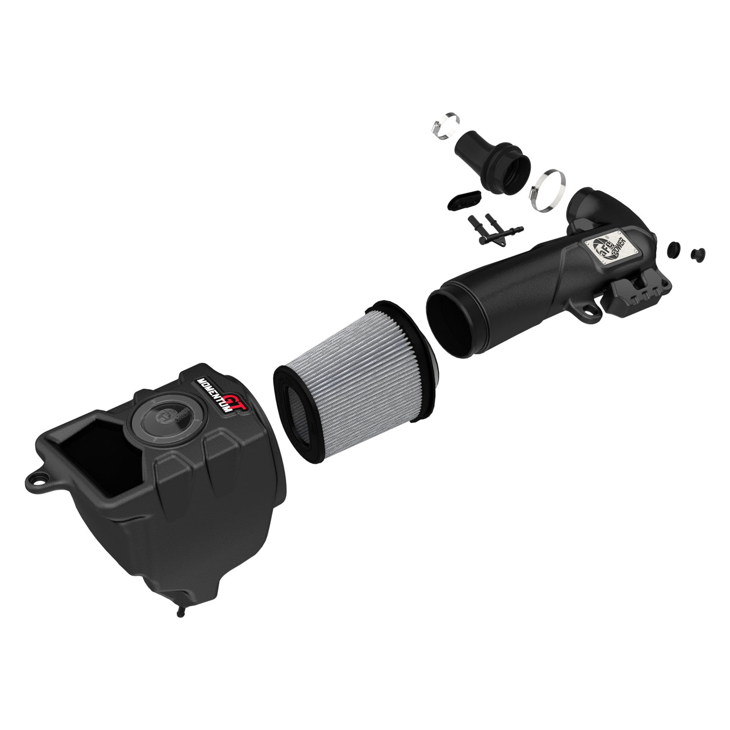 aFe® 50-70123D - Momentum GT Cold Air Intake System with Pro Dry S Filter