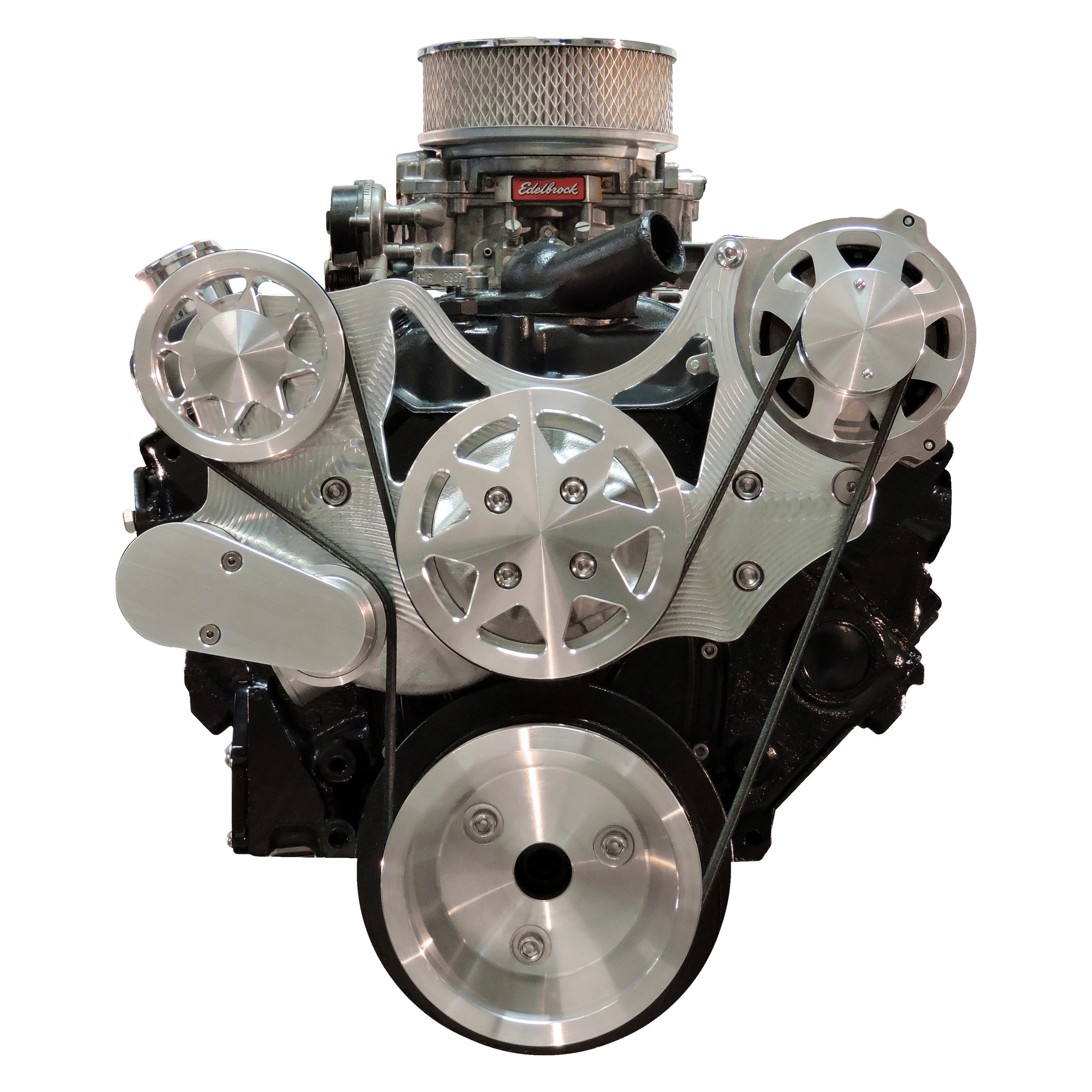 All American Billet® FDSSBC304 Front Serpentine Drive System