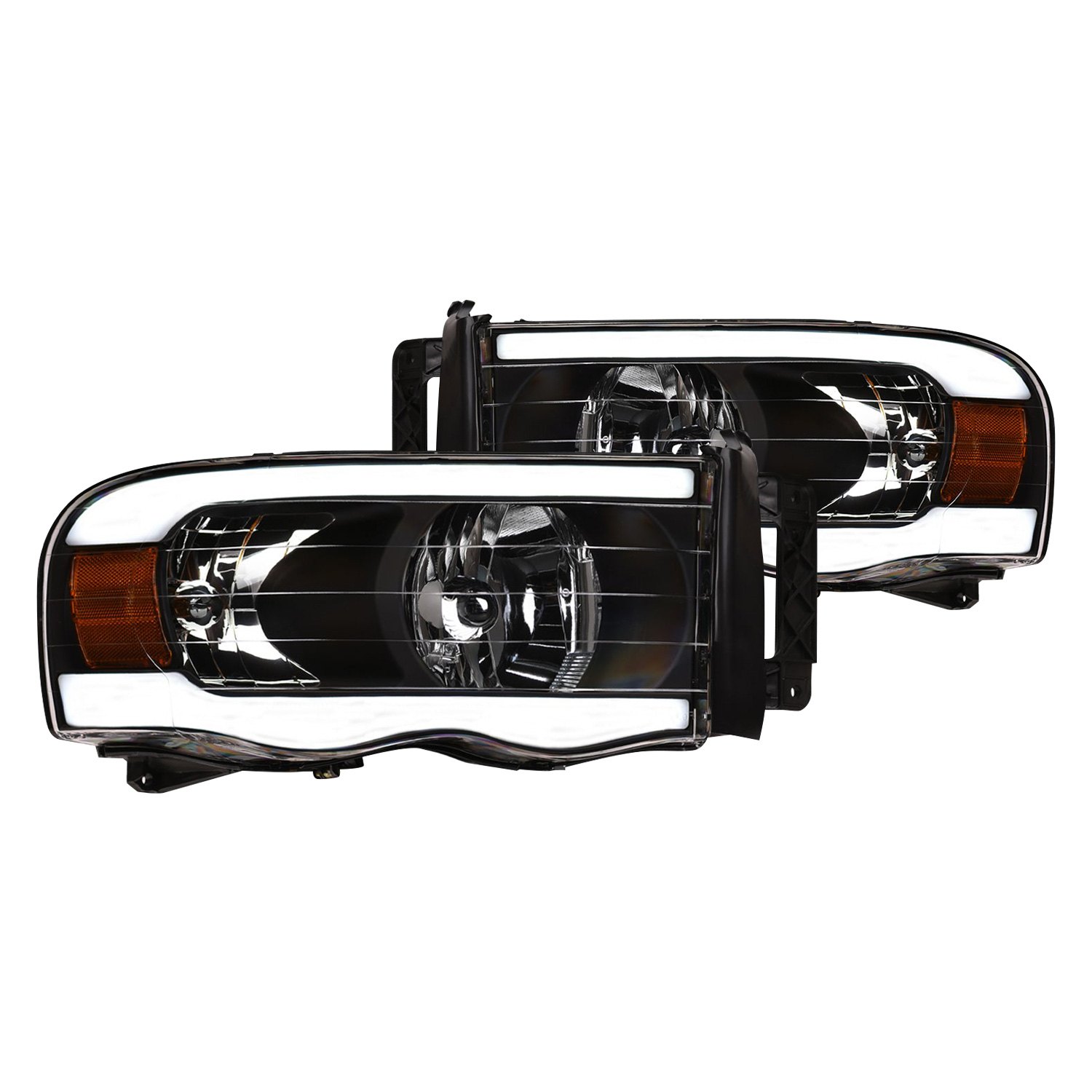 Alpha Owls® 8707630 LM Series Black LED DRL Bar Headlights
