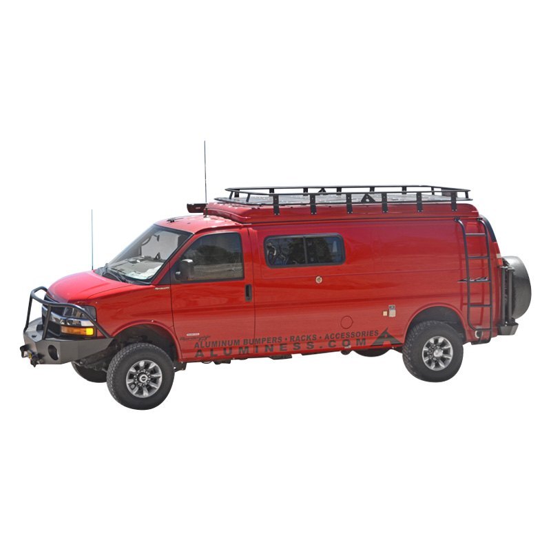 Aluminess® Ford Excursion 2000 Double Loop Roof Cargo Basket