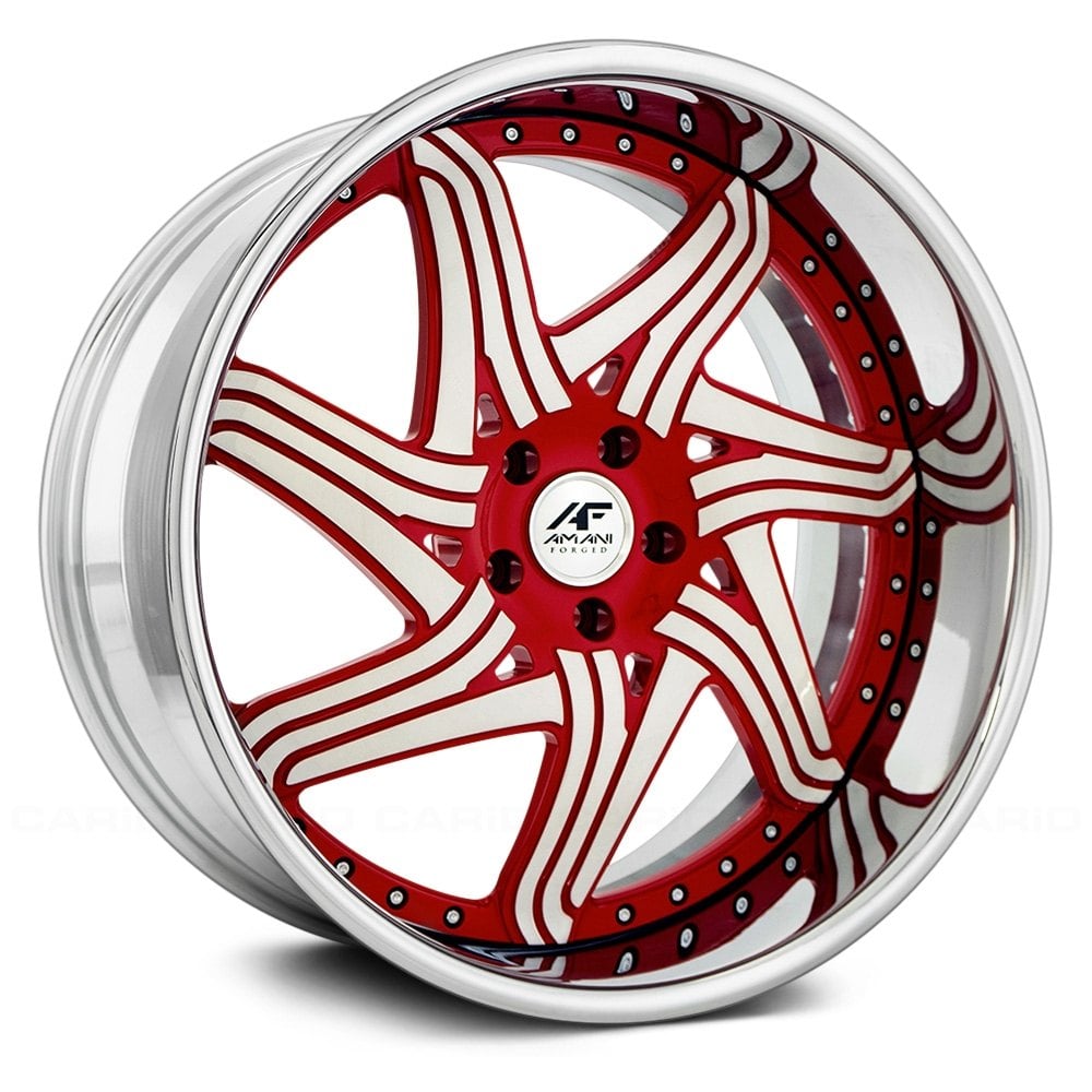 AMANI FORGED® MEDUSA 2PC Wheels - Custom Finish with Chrome Lip Rims