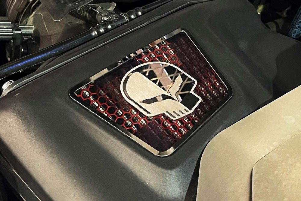 Car Intake Logo American Car Craft® 053121 - Polished Air Intake Dress Up with Jake ...