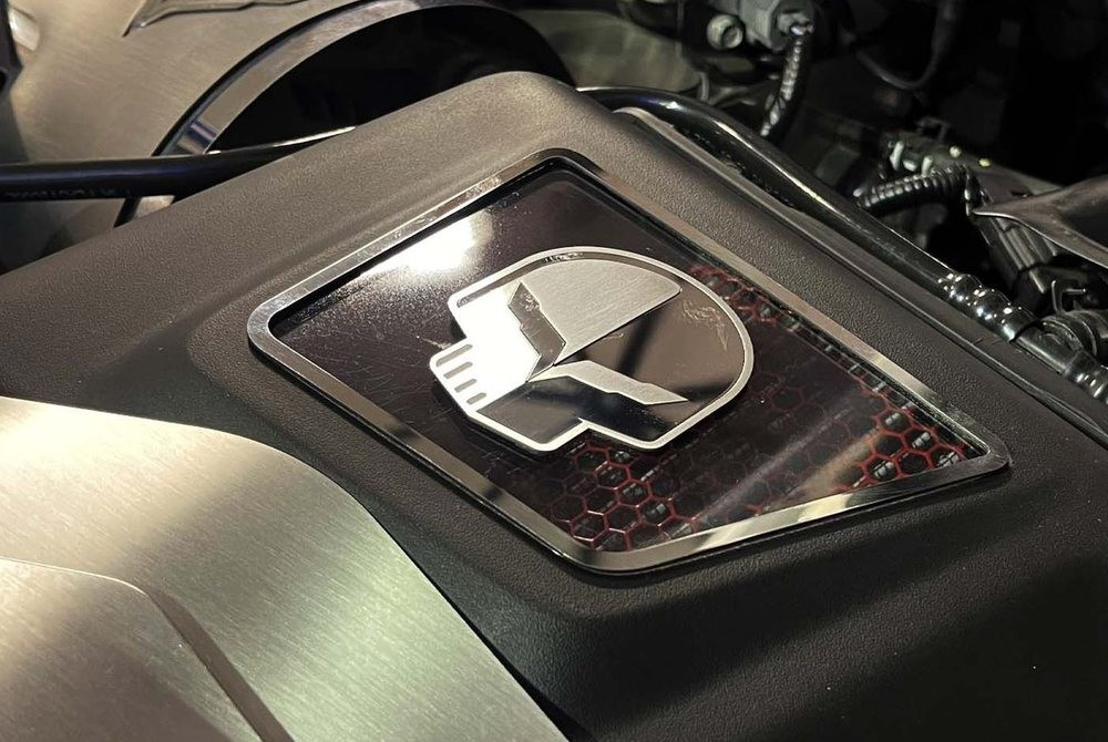 Car Intake Logo American Car Craft® 053121 - Polished Air Intake Dress Up with Jake ...